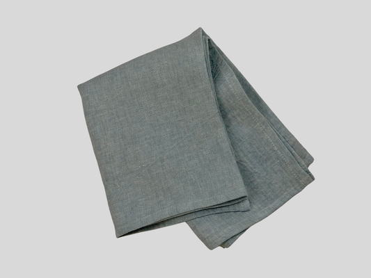 Light blue kitchen towel