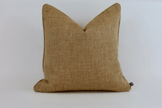 Brown botanical cushion cover 50x50