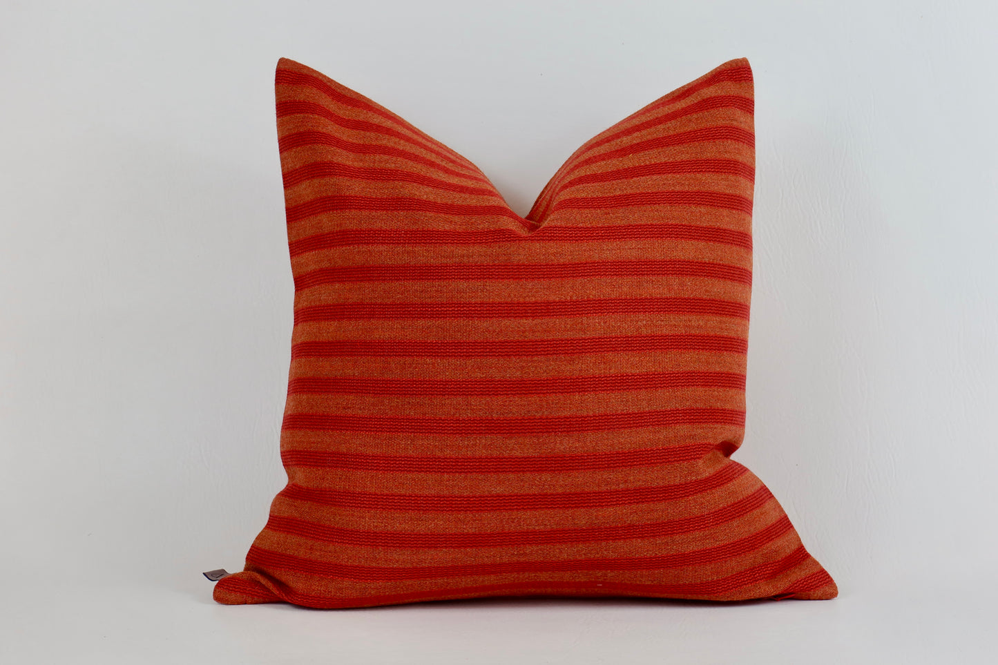 Orange striped cushion cover 50x50