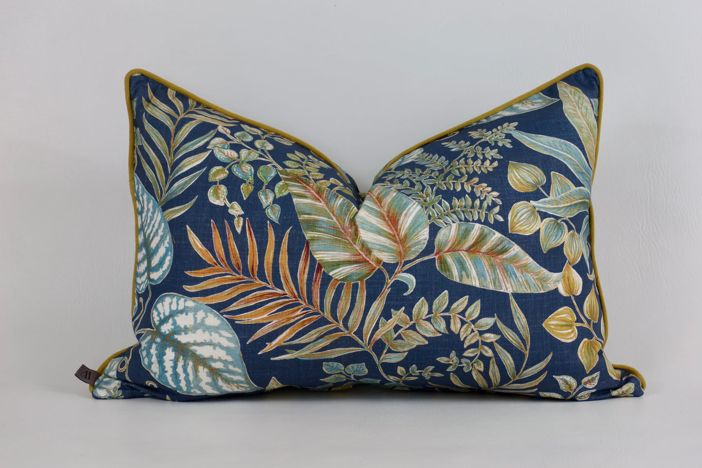 Navy Botanical Cushion Cover 40x60