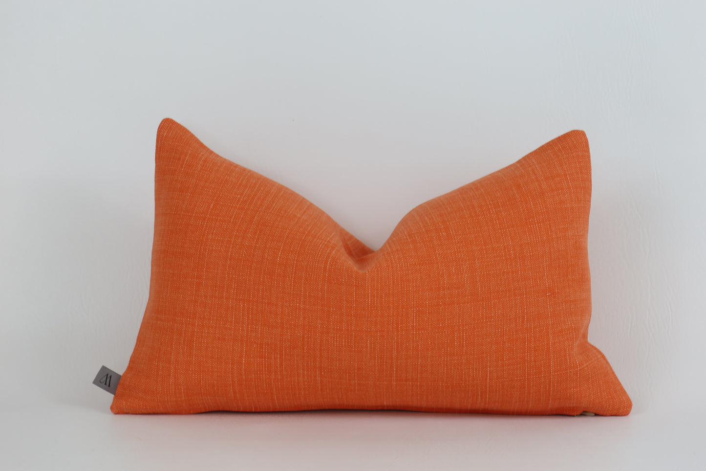 Orange textured cushion cover 30x50