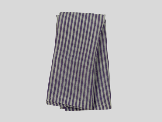 Lavender striped napkin