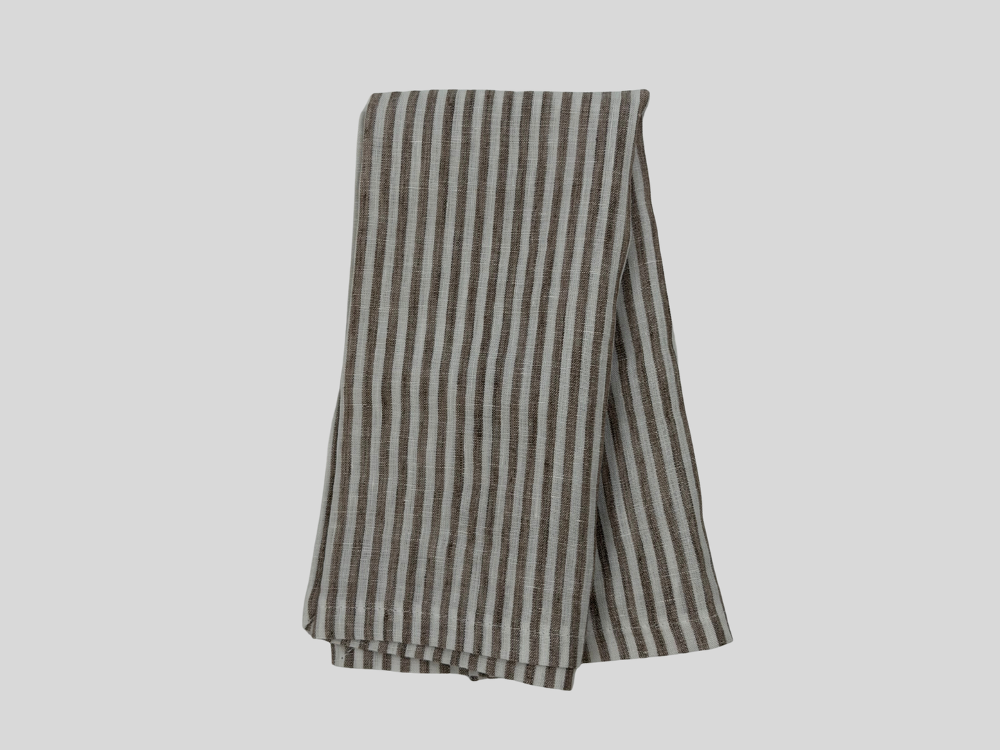 Beige striped napkin