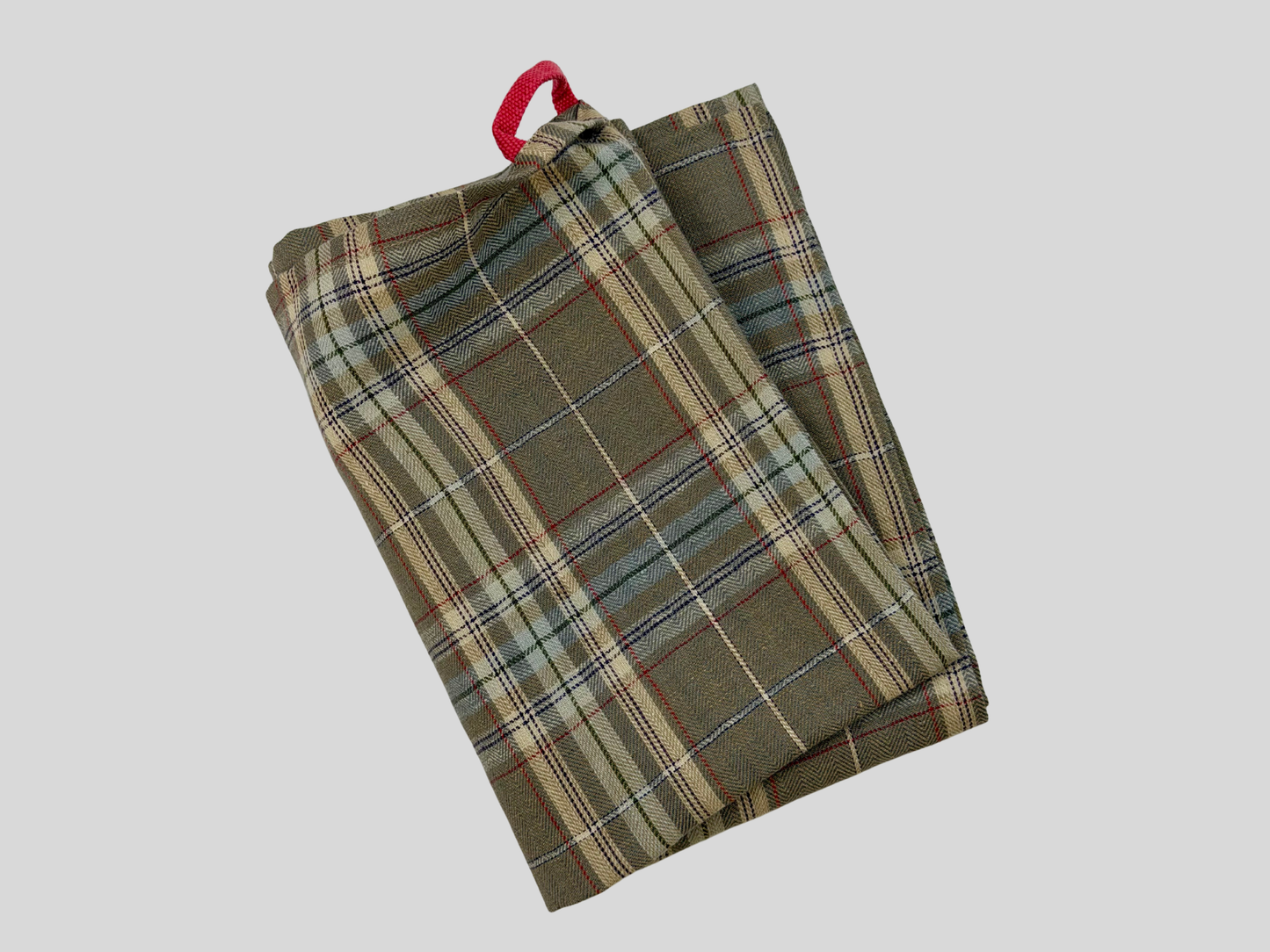 Country check kitchen towel