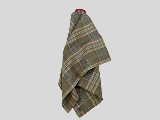 Country check kitchen towel