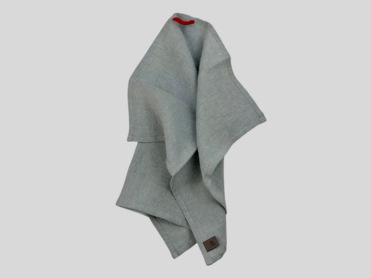 Light blue kitchen towel