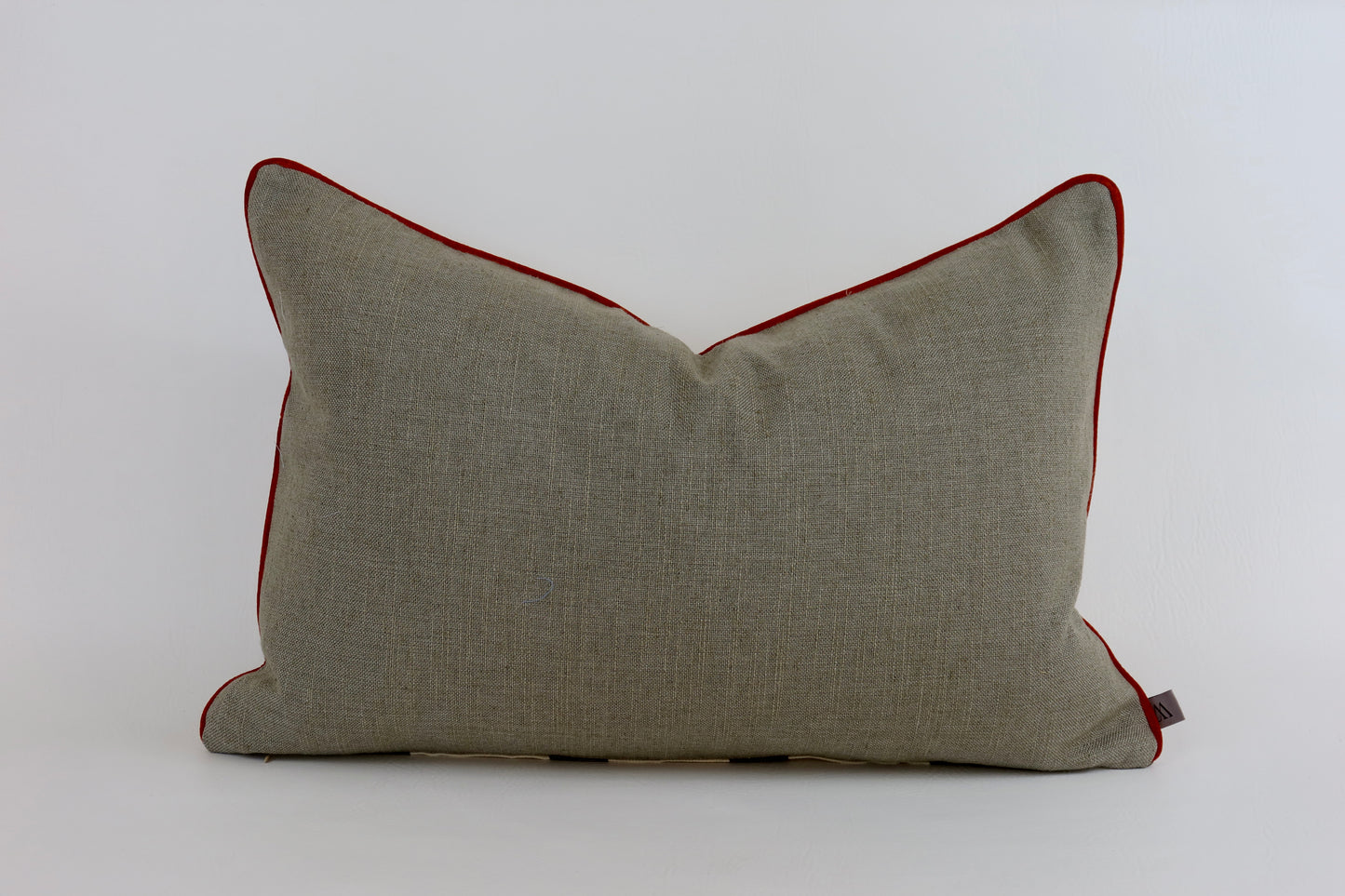 Brown geometric cushion cover 40x60