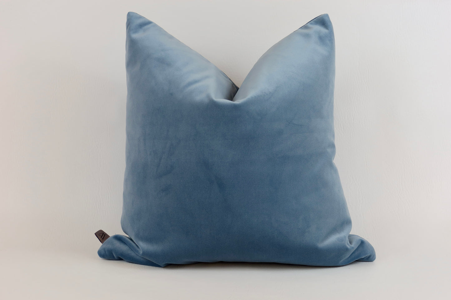 Blue velour cushion cover 50x50