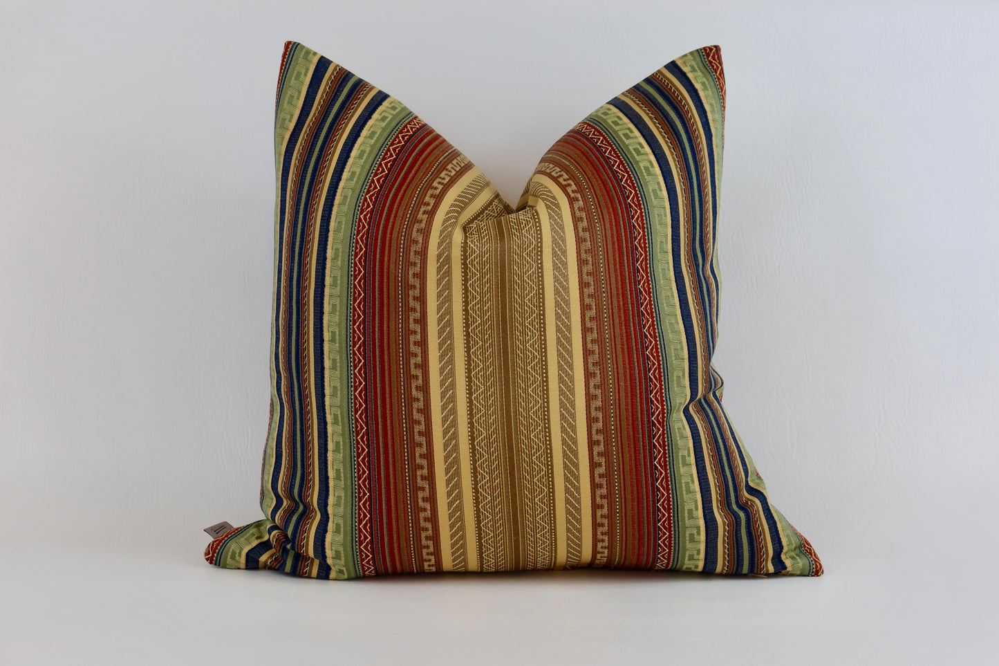 Multicoloured striped cushion cover 50X50