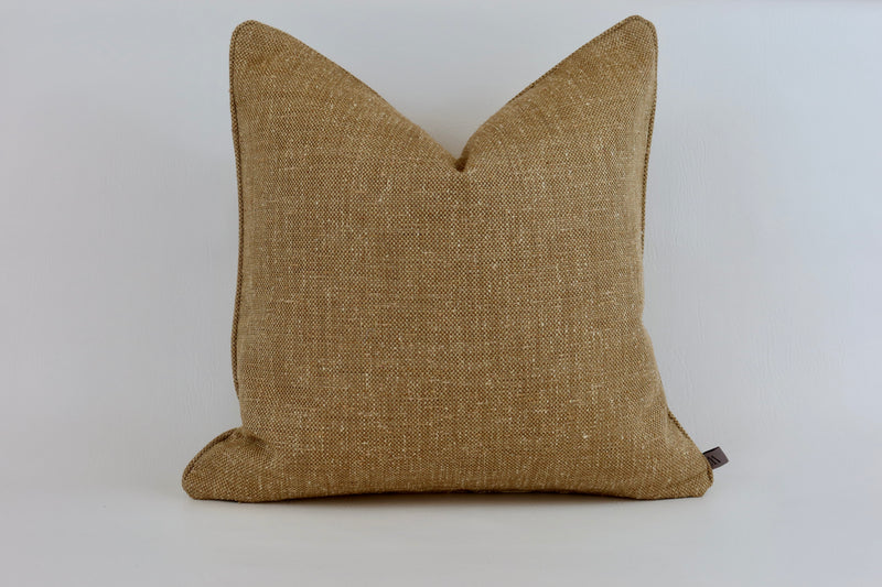 Brown botanical cushion cover 50x50