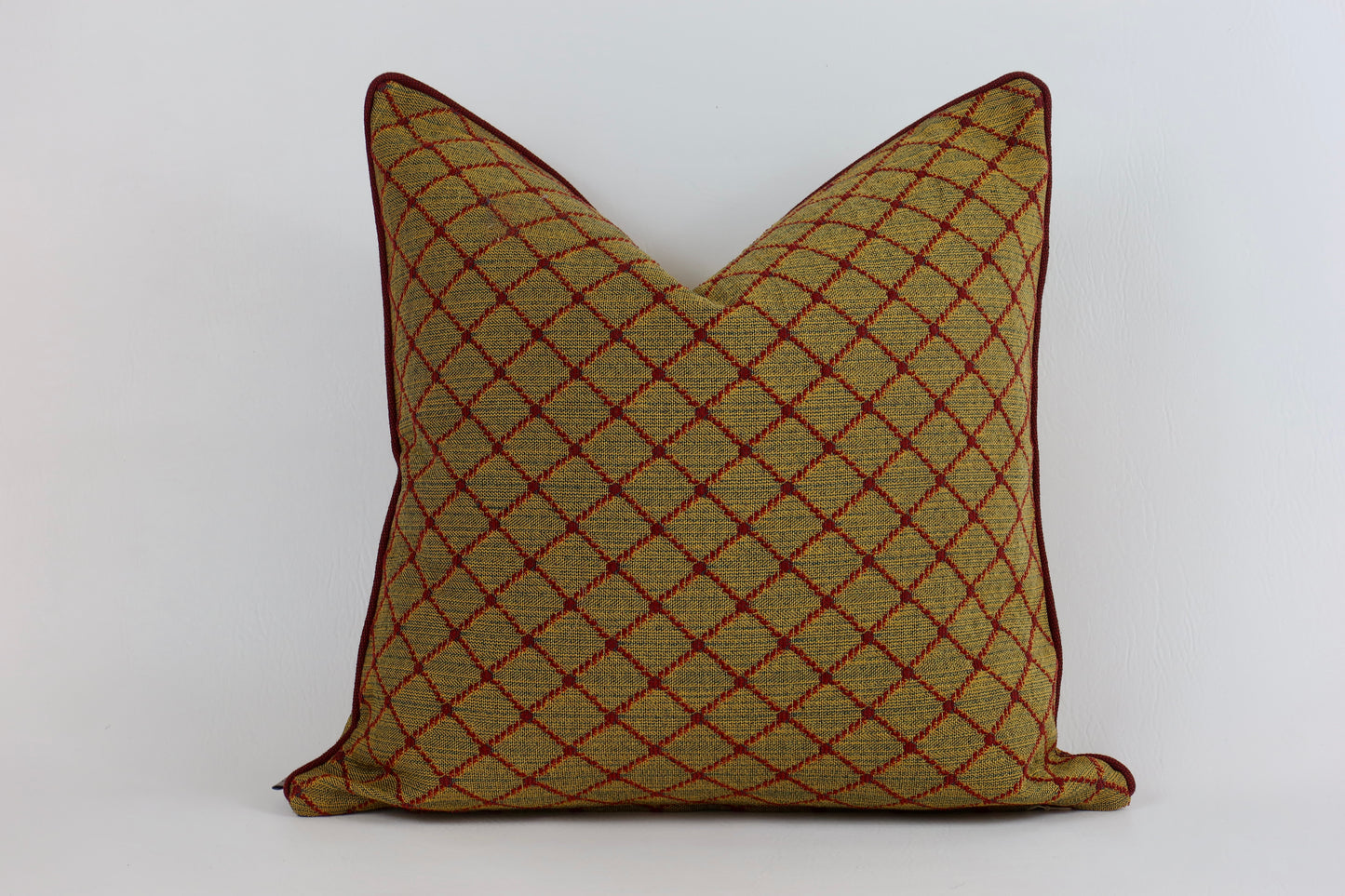 Rust geometric cushion cover 50x50