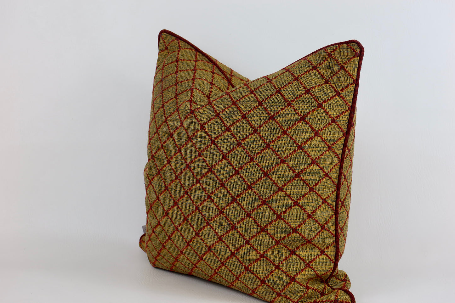 Rust geometric cushion cover 50x50