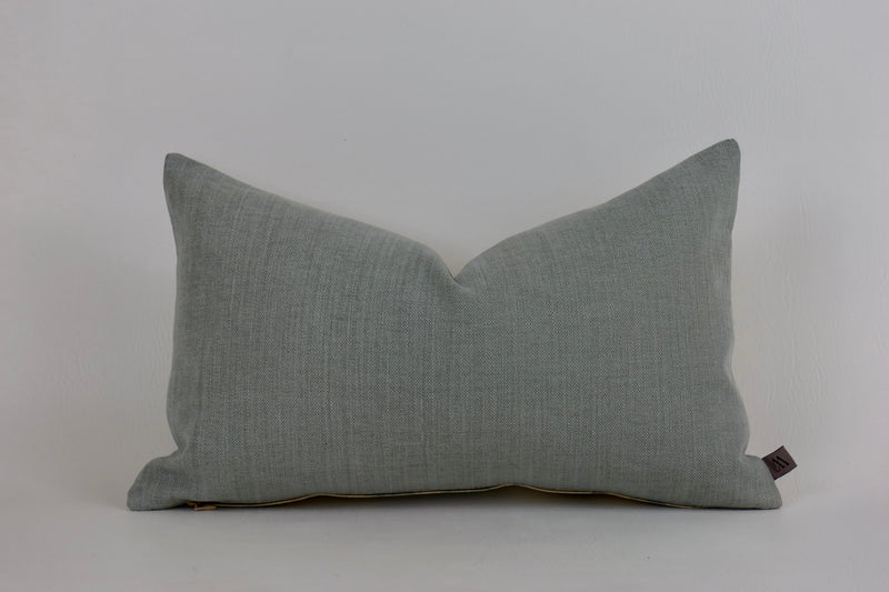 Powder Blue Floral Cushion Cover 30x50