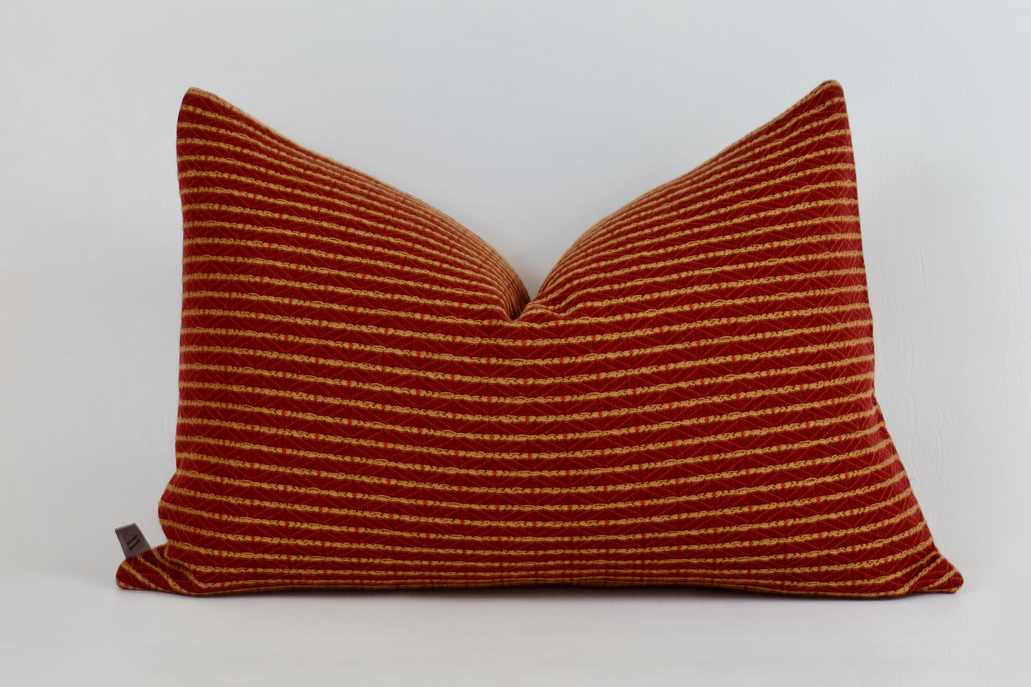 Rust stripe cushion cover 40x60