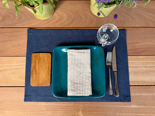 Denim placemat